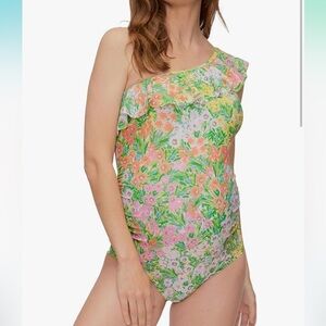 Motherhood Maternity One Piece Swimsuit, Pregnancy Swimwear, Maternity